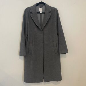 h&m wool knee length coat